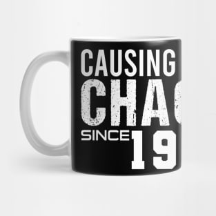 1981 50 Year Old Birthday 50th Causing Chaos Since 1981 Mug